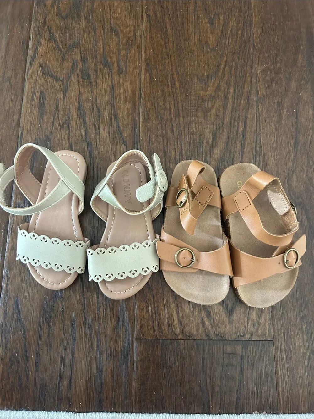 Two pair of size 5 sandals toddler